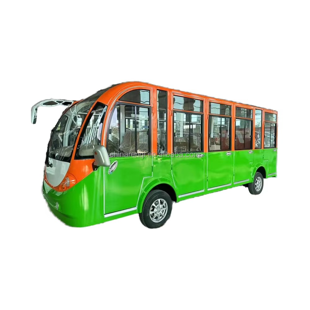 14-Seater Mini Electric Sightseeing Tourist Shuttle Bus Made in China